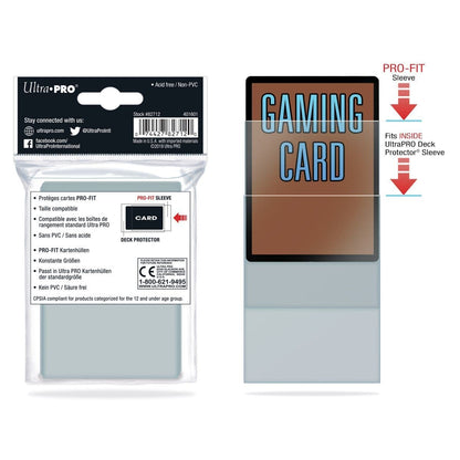 Ultra PRO PRO-FIT Standard Topload Card Sleeves (100)