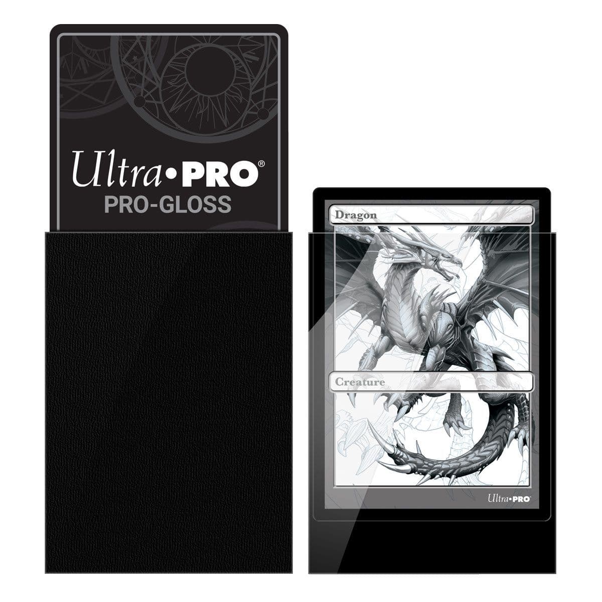 Ultra PRO Pro-Gloss Standard Deck Protectors Black (100)