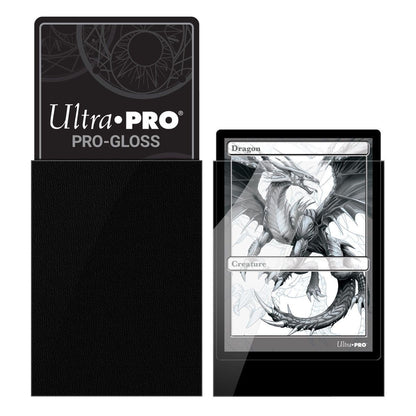 Ultra PRO Pro-Gloss Standard Deck Protectors Black (100)