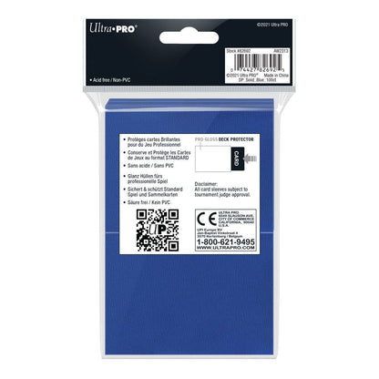 Ultra PRO Pro-Gloss Standard Deck Protectors Blue (100)