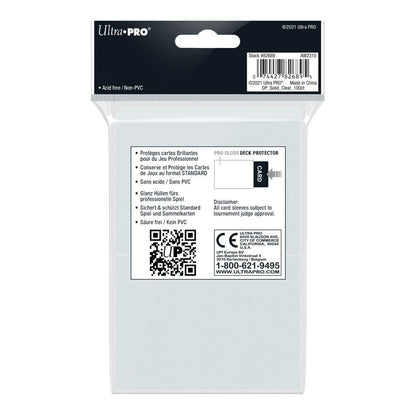 Ultra PRO Pro-Gloss Standard Deck Protectors Clear (100)