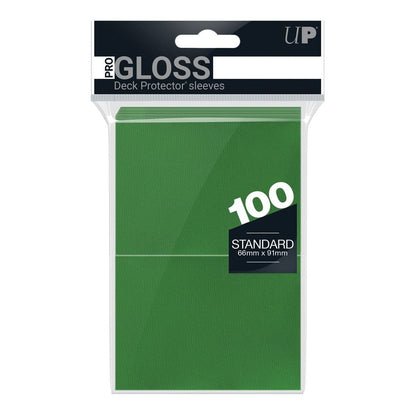 Ultra PRO Pro-Gloss Standard Deck Protectors Green (100)