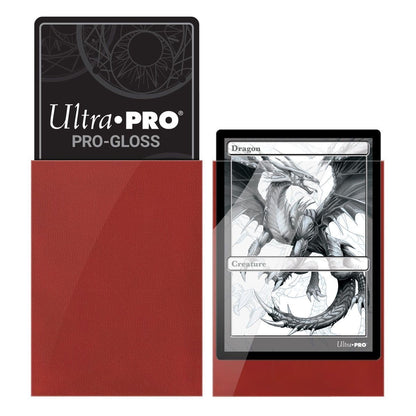 Ultra PRO Pro-Gloss Standard Deck Protectors Red (100)