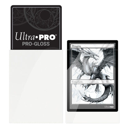 Ultra PRO Pro-Gloss Standard Deck Protectors White (100)