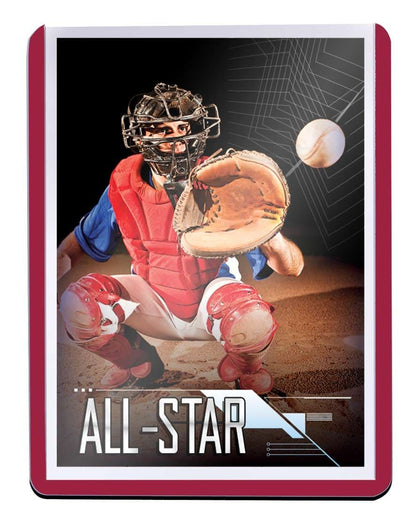 Ultra PRO Red Border Toploaders (3" x 4") (25)